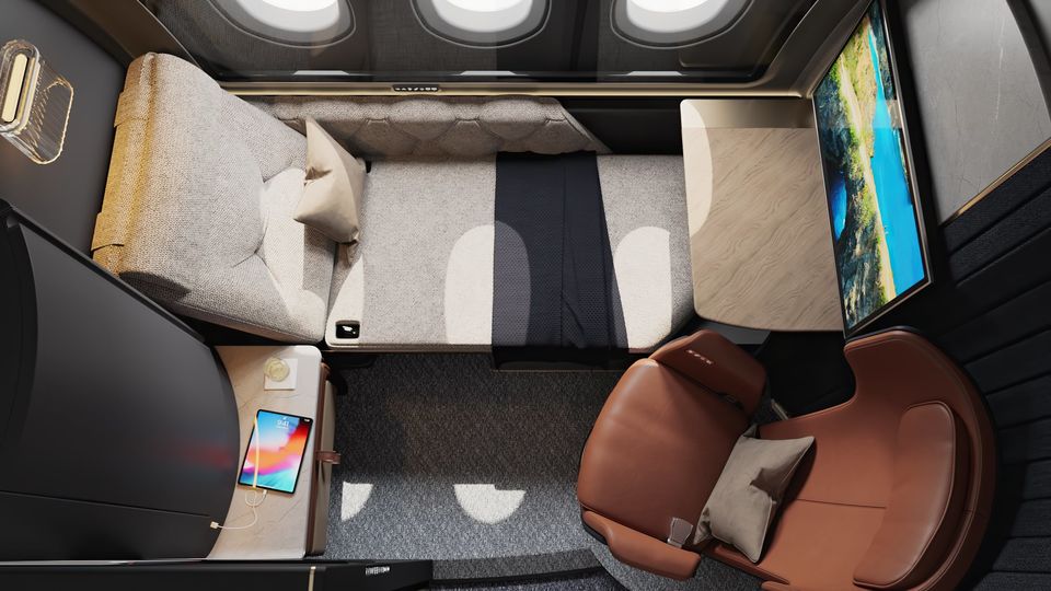 Acumen's 'First Place' concept showcases an elegantly refined future for high flyers.